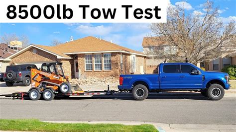 f250 pulling skid steer|Truck for Towing Mini.